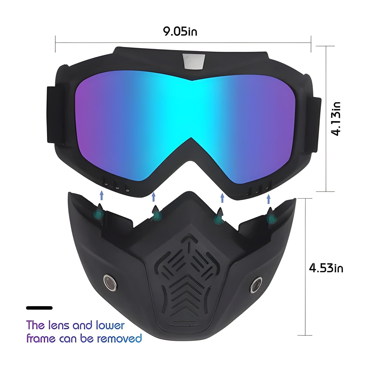 Motorcycle Protective Goggles Bike Face Mask